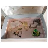 Vintage Jewelry Collection including Brooches, Earrings, and Rings