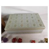 Vintage Jewelry Collection including Brooches, Earrings, and Rings