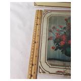 Lot of Vintage Wall Art Prints with Frames