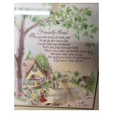 Lot of Vintage Wall Art Prints with Frames