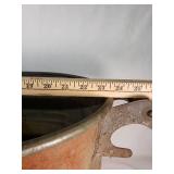 Antique Copper Boiler with Wooden Handles about 24x12