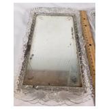 Vintage Decorative Glass Mirrors with Ornate Edging