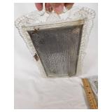 Vintage Decorative Glass Mirrors with Ornate Edging