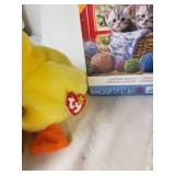 Ty Beanie Buddies Duck Plush, EuroGraphics Knittin