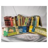 Collection of Vintage Educational Books and Textbooks
