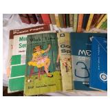 Collection of Vintage Educational Books and Textbooks