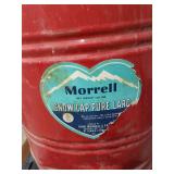 Morrell Snow Cap Pure Lard 120 lbs Metal Drum 20" Tall