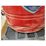 Morrell Snow Cap Pure Lard 120 lbs Metal Drum 20" Tall