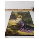 Albert Johnson General Hardware Lake Lillian Advertisement Religious Poster