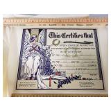 Certificate of Catechism Completion - 1910