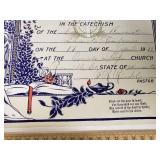 Certificate of Catechism Completion - 1910