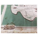 Various Vintage Paper Ephemera, Including 1947 Minnesota Arrowhead Map and 1949 Calendar