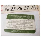 Various Vintage Paper Ephemera, Including 1947 Minnesota Arrowhead Map and 1949 Calendar