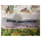 Various Vintage Paper Ephemera, Including 1947 Minnesota Arrowhead Map and 1949 Calendar