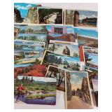 Lot of 30+ Vintage Postcards - Scenic US Landscapes, Black Hills, 1956 NY Chrome