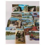 Lot of 30+ Vintage Postcards - Scenic US Landscapes, Black Hills, 1956 NY Chrome