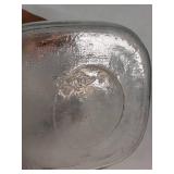 Pair of Clear Glass Storage Jars with Lids
