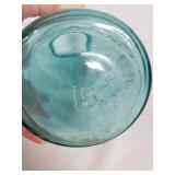 Ball Perfect Mason Blue Glass Jar 7 Inch Tall Mold 15