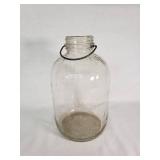 Glass Jar with Wire Handle