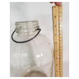 Glass Jar with Wire Handle