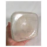 Vintage Glass Jars and Chicken Waterer Base