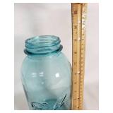 Ball Perfect Mason Jar 1 Quart Blue Glass Jar Mold 9