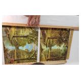 Robert Wood Landscape Prints About 12" across