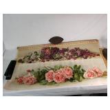 Paul de Longpre and Mary Hart Floral Yard Long Prints - items at edges not included