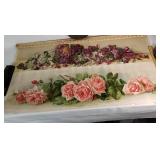 Paul de Longpre and Mary Hart Floral Yard Long Prints - items at edges not included