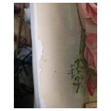 Paul de Longpre and Mary Hart Floral Yard Long Prints - items at edges not included