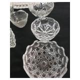 Cut Glass Bowls and Tray
