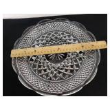 Pressed Glass Serving Platters
