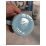 Mixed Dishware including Imperial China Seville Teacups, Syracuse China Bowls, Fire King Mug and More