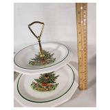Avon Christmas Home Entertainment Set Tier Tray