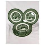 Royal China Colonial Homestead Dinner Plates Set
