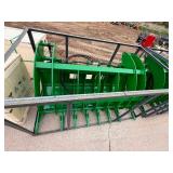 UNUSED HEAVY DUTY SKID STEER GRAPPLE BUCKET BY TOPCAT GREEN