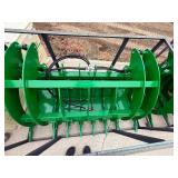 UNUSED HEAVY DUTY SKID STEER GRAPPLE BUCKET BY TOPCAT GREEN