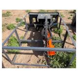 UNUSED SKID STEER TRENCHER ATTACHMENT BY MOWER KING