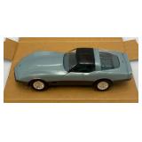 AMT Ertl Promo Car 1982 Chevrolet Corvette (Silver Blue/Dark Blue) New Old Stock