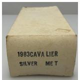 1983 Cavalier Silver Metallic Promo Car New Old Stock