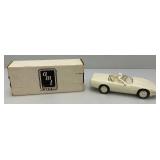 AMT Ertl Promo Car 1991 Chevrolet Corvette Convertible (Cascade White) New Old Stock