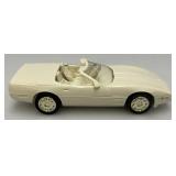 AMT Ertl Promo Car 1991 Chevrolet Corvette Convertible (Cascade White) New Old Stock