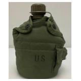 Vintage U.S. Marked Plastic Canteen With Pouch