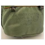 Vintage U.S. Marked Plastic Canteen With Pouch