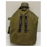 Two Vintage Plastic Canteen With Pouch And Harness
