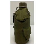 Two Vintage Plastic Canteen With Pouch And Harness