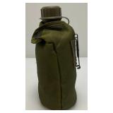 Two Vintage Plastic Canteen With Pouch And Harness