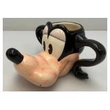 Collectible Mickey & Co. GOOFY & PLUTO Sculpted Mugs New Old Stock