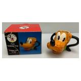 Collectible Mickey & Co. GOOFY & PLUTO Sculpted Mugs New Old Stock
