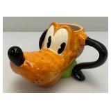 Collectible Mickey & Co. GOOFY & PLUTO Sculpted Mugs New Old Stock